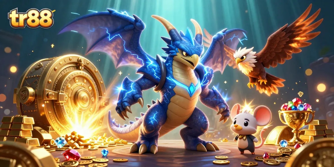 Play thrilling games at tr88 casino featuring magical dragons and treasures.