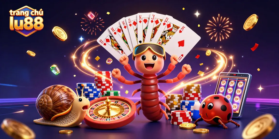 Play exciting games at trang chủ lu88, featuring a lively dealer and dynamic casino elements.