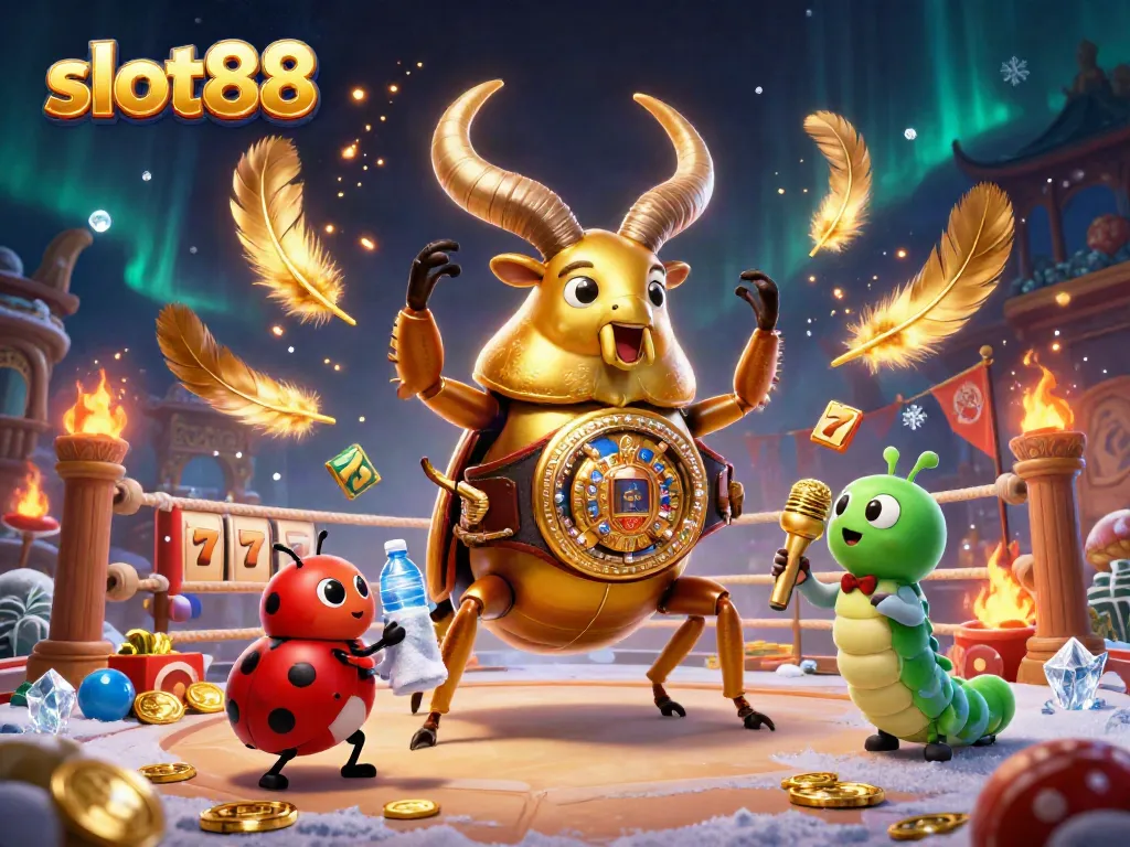 Engaging slot88 themed illustration featuring vibrant characters and dynamic casino elements.