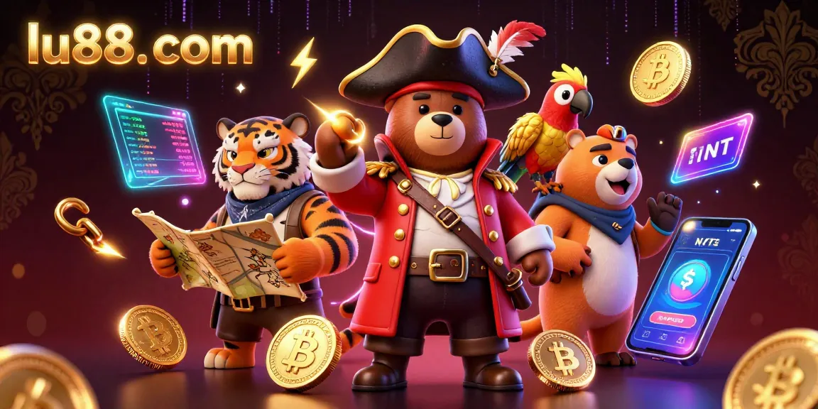 Experience thrilling games at lu88. com with vibrant characters and dazzling casino elements.