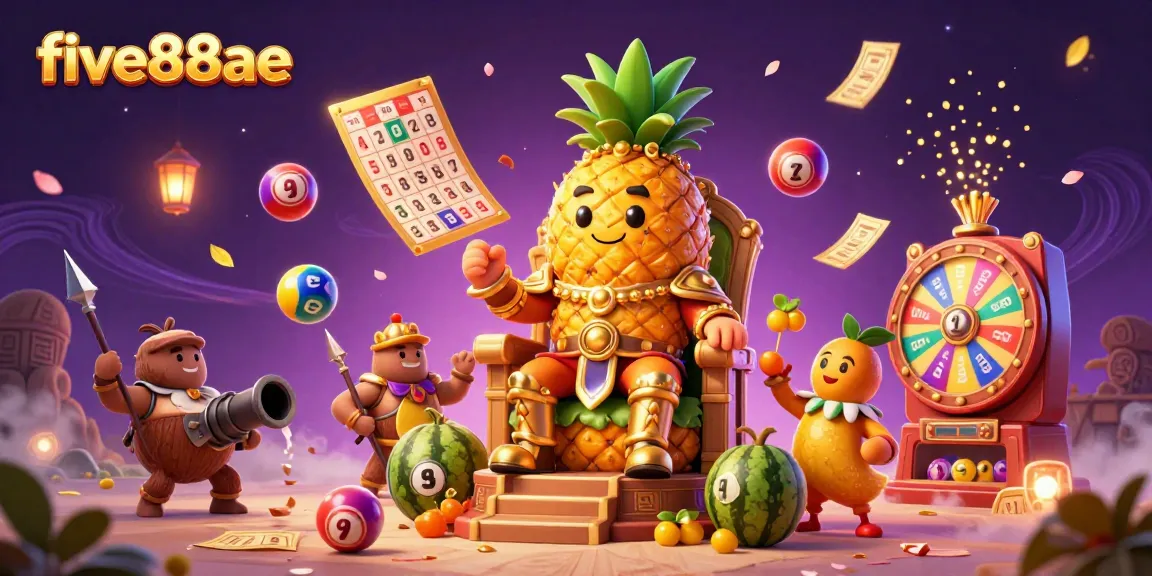 Experience thrilling gameplay with five88ae's engaging casino elements in a dynamic scene.