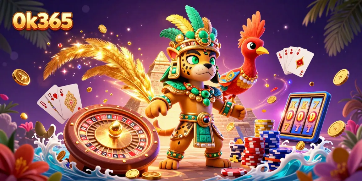 Experience the exhilarating thrill of 0k365 with cascading coins and immersive gaming elements.
