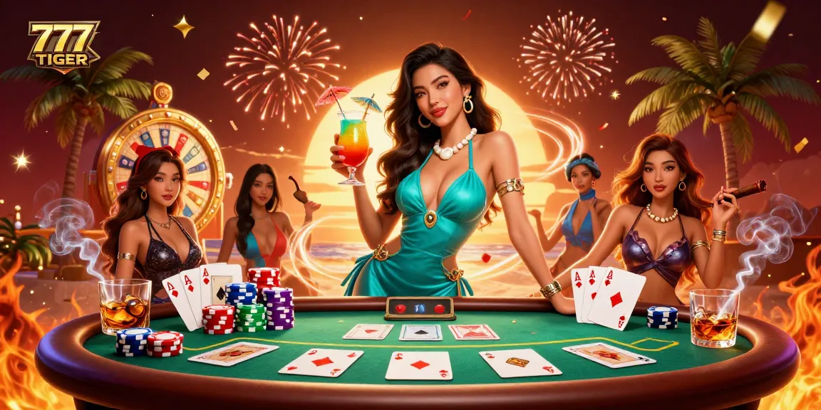 Engage with thrilling games at 777TIGER, featuring casino glamour and poker excitement.