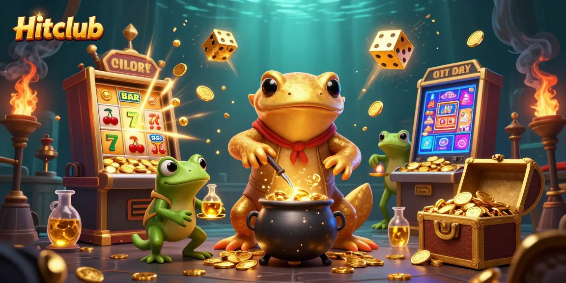 Experience thrilling gameplay with Hitclub's exciting slot machines and vibrant casino elements.