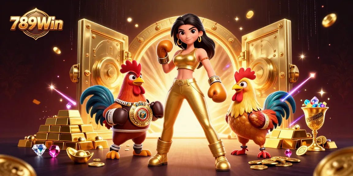 Win big with 789Win at this vibrant, engaging casino showdown illustration