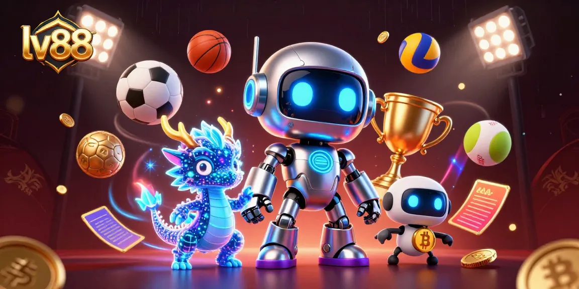 Engage with lv88's thrilling casino features through vibrant, action-packed scenes with dynamic characters.