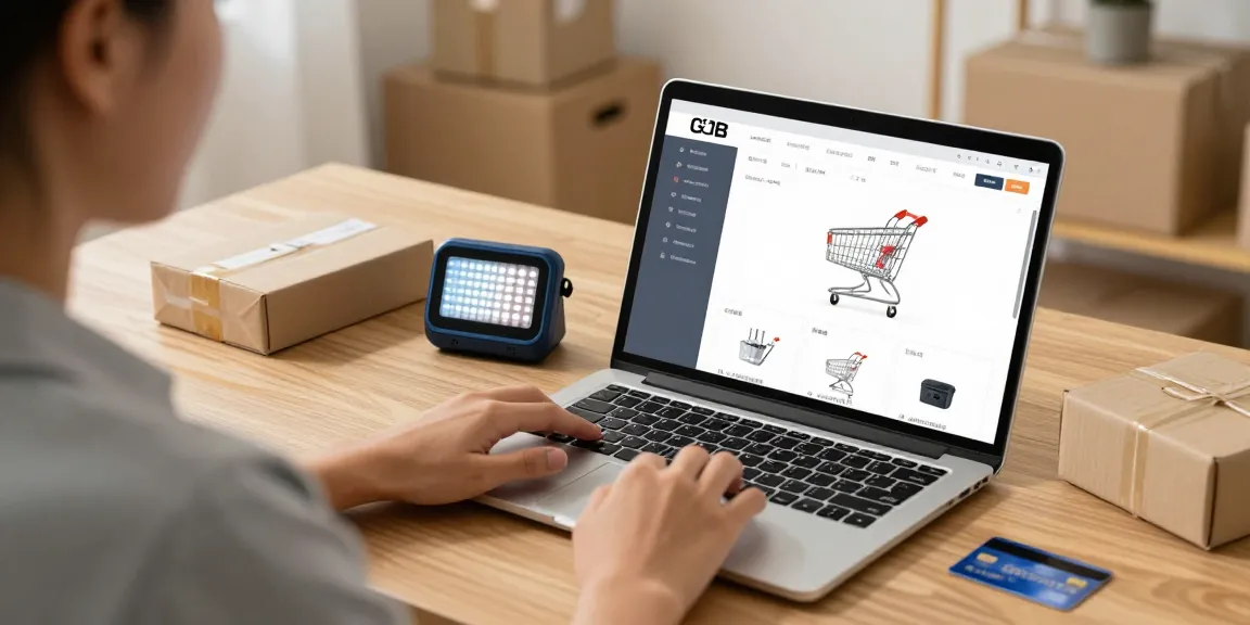 Banda LED showcased in an online shopping setting for product reviews and best deals.