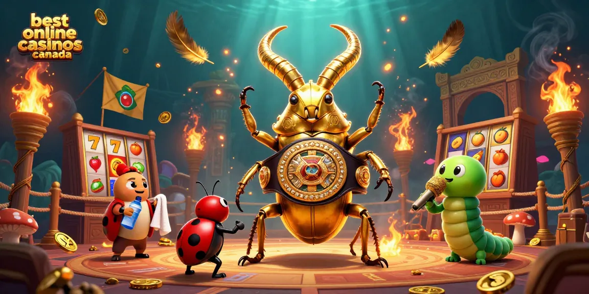 Experience thrilling action from the best online casinos Canada with vibrant 3D casino elements and characters.