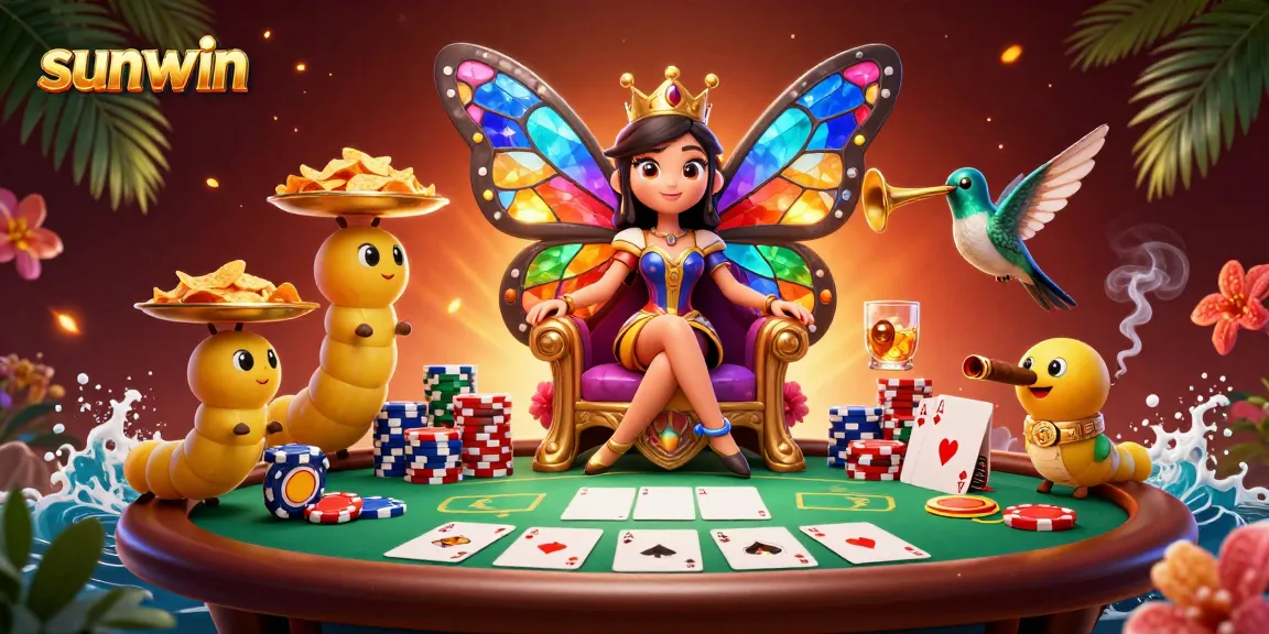 Experience thrilling gameplay at Sunwin with vibrant poker elements and a fantasy atmosphere.