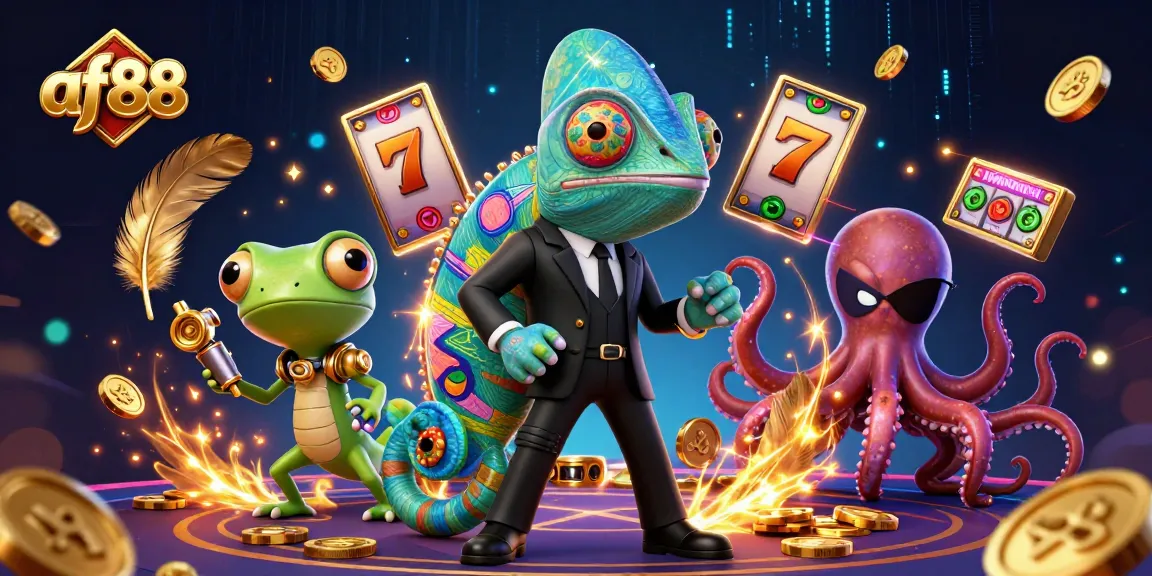 Experience the thrill of af88 with dynamic characters in an exciting casino setting