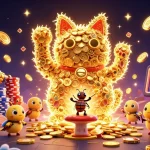 Play the exciting tg88 fish shooting game featuring a vibrant lucky cat controlled by a conductor beetle.