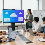 IT professionals collaborating on strategic IT solutions to answer the question: What is the best IT support company in London?