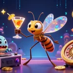 Engage in thrilling gaming at ko66 with vibrant characters and dynamic casino elements in 3D illustration.