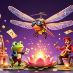 Experience situs slot jackpot excitement with vibrant slot reels and jackpot elements in a dynamic casino scene.