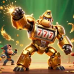 Experience thrilling gameplay at 33WIN with exciting golden gorilla mech and dynamic gaming elements.