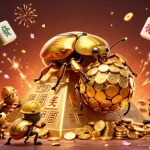 Experience thrilling gameplay with f8bet's gold-inspired online casino illustration full of excitement