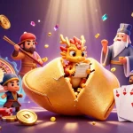 Experience thrilling gameplay at 23win with dynamic casino elements and a vibrant fortune cookie scene.